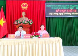 Mỹ Luông tổ chức kỳ họp HĐND lần thứ 12